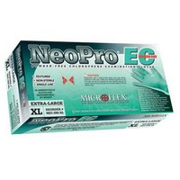 Microflex Medical Corporation NEC-288-XL Microflex X-Large Green 12\" NeoPro EC 6.3 mil Chloroprene Ambidextrous Non-Sterile Powd